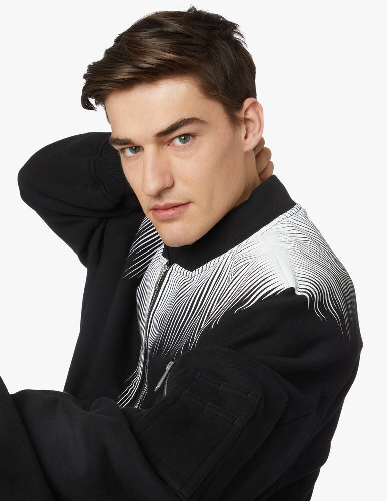 rinascente Marcelo Burlon Bomber Falls Wings Fleece