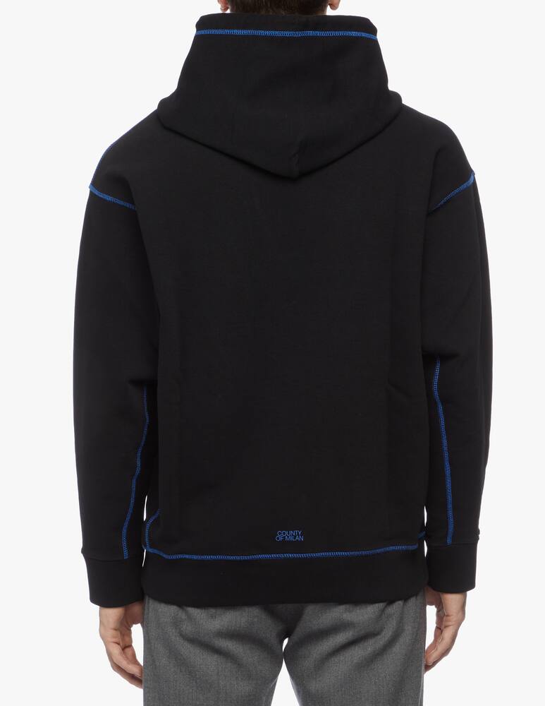 rinascente Marcelo Burlon Felpa con cappuccio logo