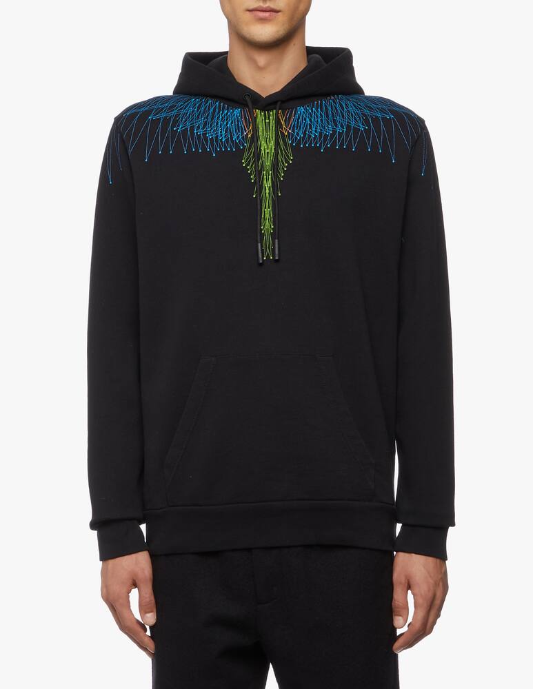 rinascente Marcelo Burlon Bezier wings hoodie