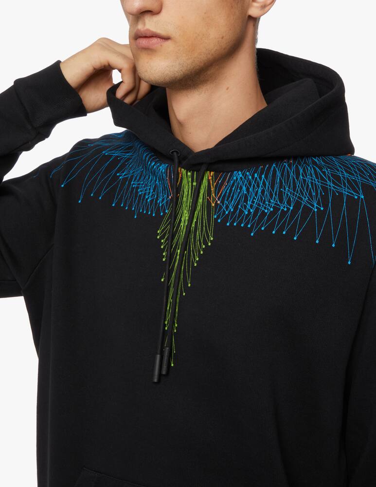 rinascente Marcelo Burlon Bezier wings hoodie
