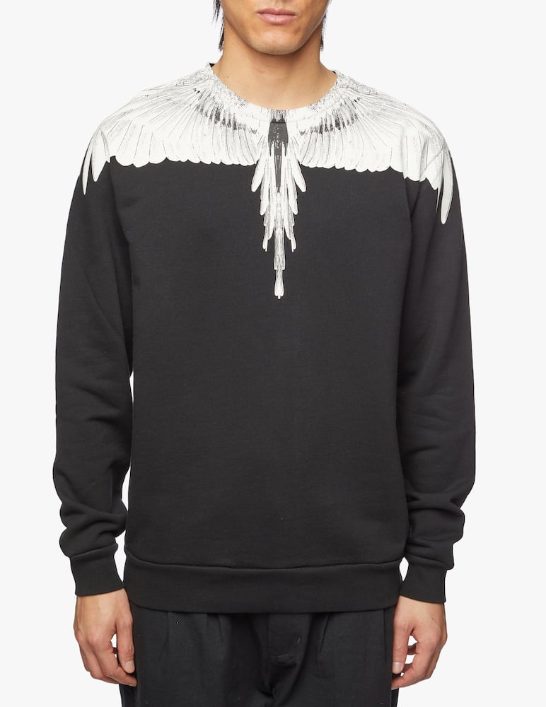 rinascente Marcelo Burlon Wings regular fit crewneck