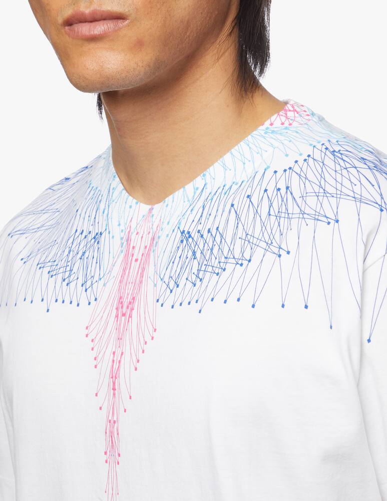 rinascente Marcelo Burlon T-shirt bezier wings regular fit