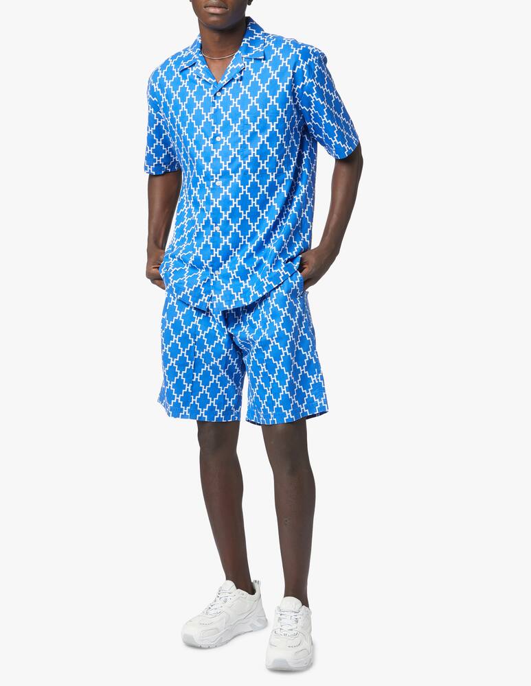 rinascente Marcelo Burlon Allover cross coulisse shorts