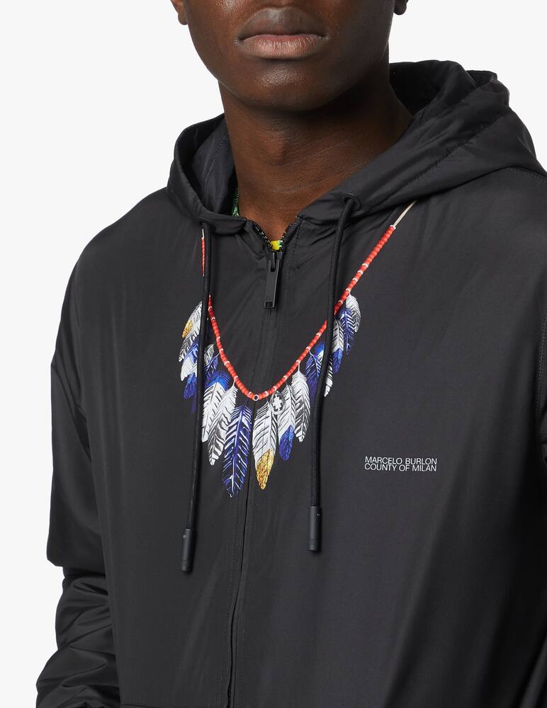 rinascente Marcelo Burlon Giacca a vento in nylon imbottita