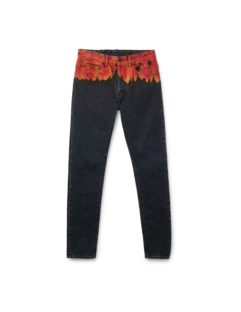 Marcelo Burlon Jeans flames slim fit - immagine 1