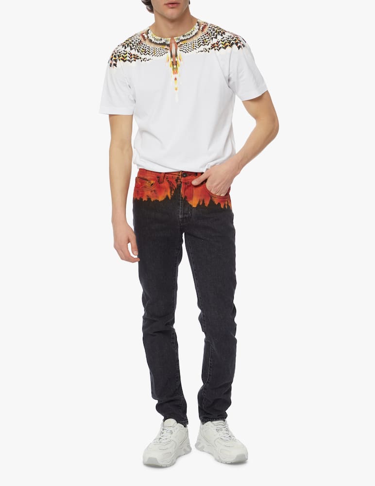 Marcelo Burlon Jeans flames slim fit - immagine 2