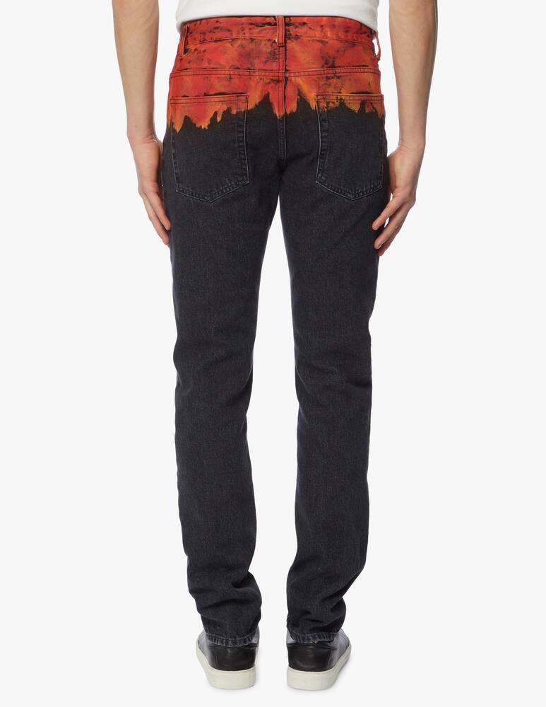rinascente Marcelo Burlon Jeans flames slim fit