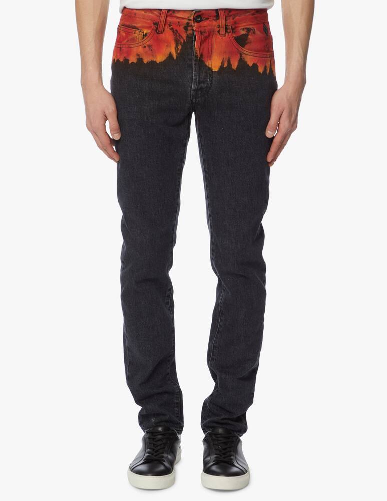 rinascente Marcelo Burlon Jeans flames slim fit