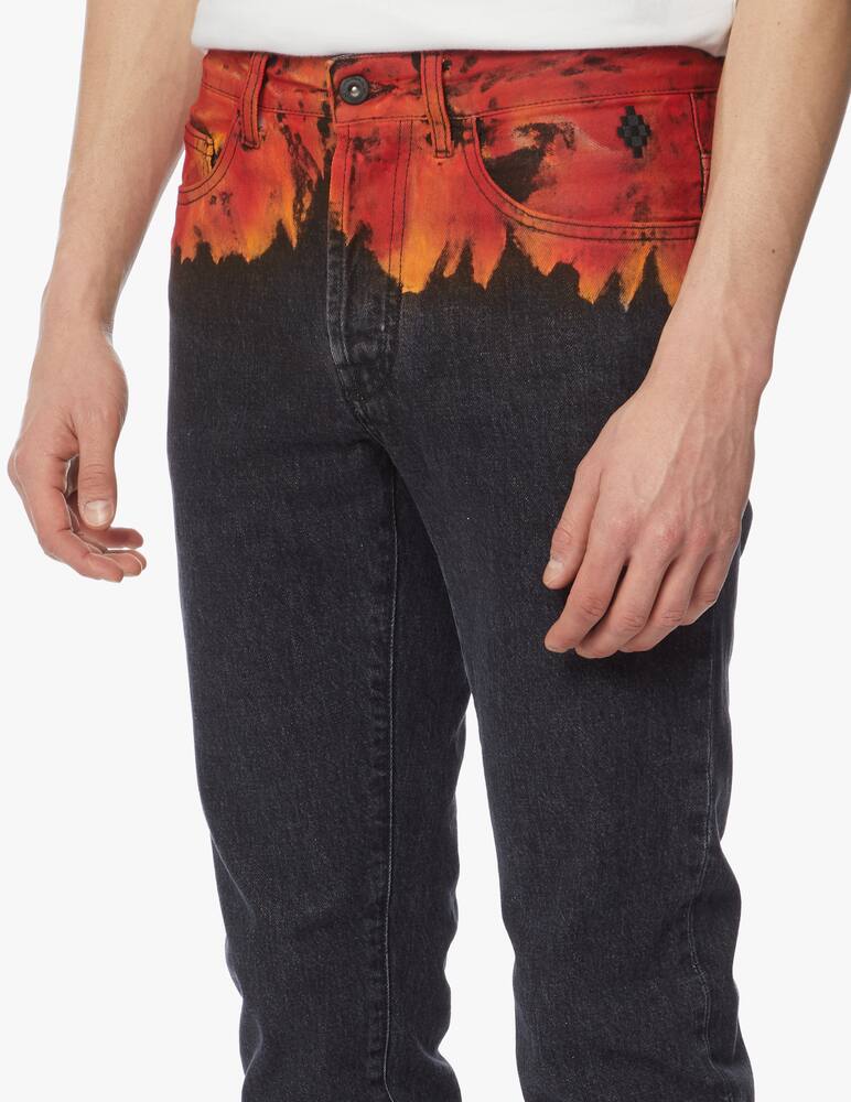 rinascente Marcelo Burlon Jeans flames slim fit