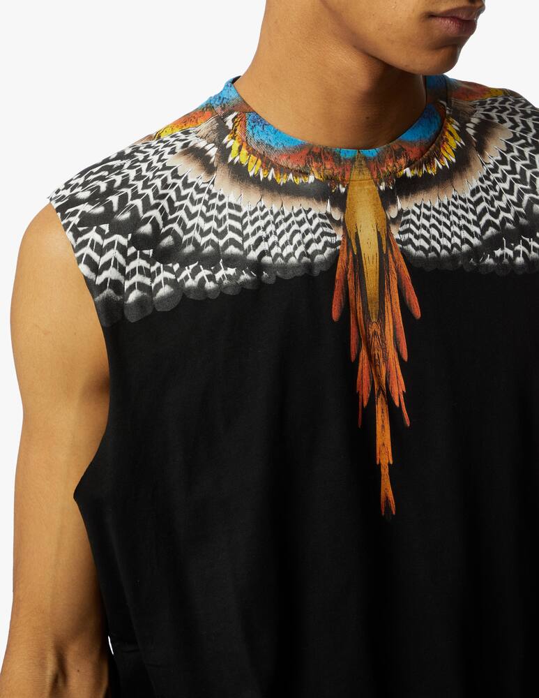 Marcelo Burlon Grizzly wings basic tank top - picture 4