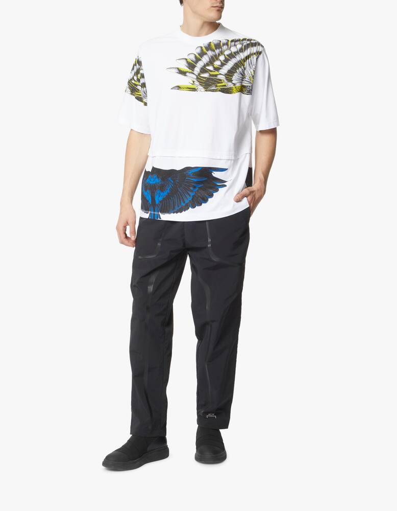 rinascente Marcelo Burlon T-shirt wings patchwork over fit