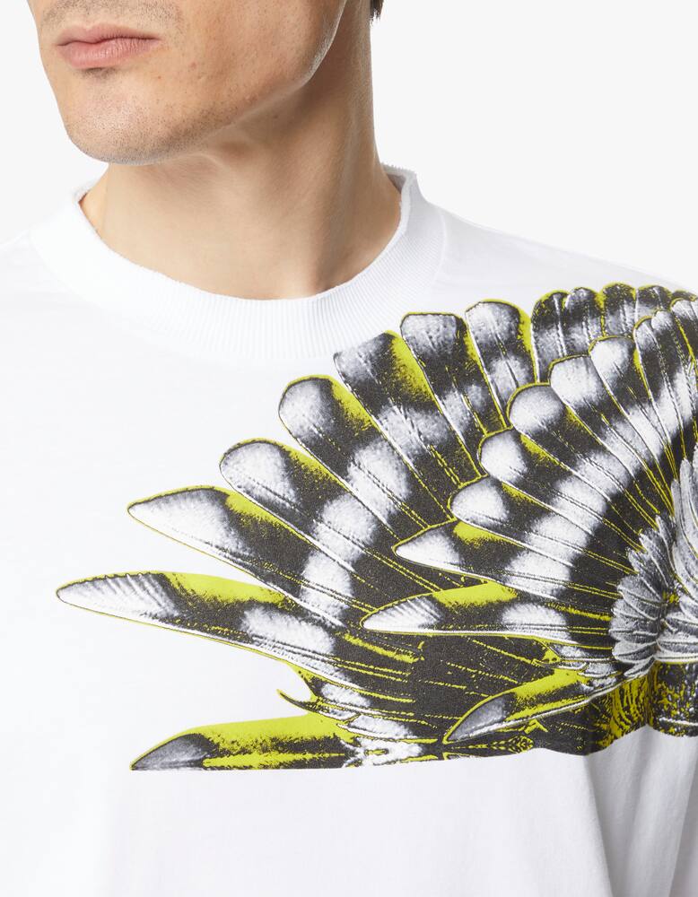 rinascente Marcelo Burlon T-shirt wings patchwork over fit