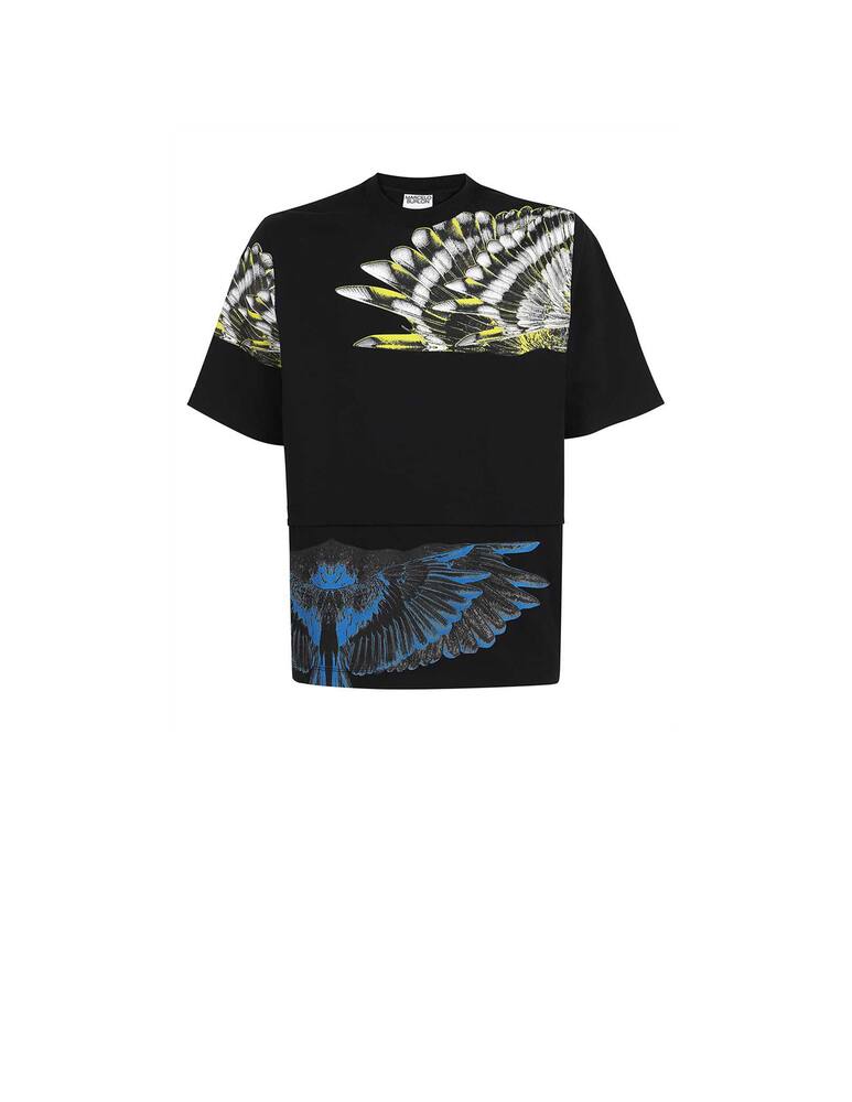 rinascente Marcelo Burlon T-shirt wings patchwork over fit