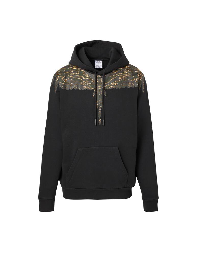 rinascente Marcelo Burlon Felpa con cappuccio regular fit camo wings