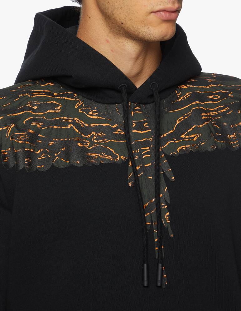 rinascente Marcelo Burlon Felpa con cappuccio regular fit camo wings
