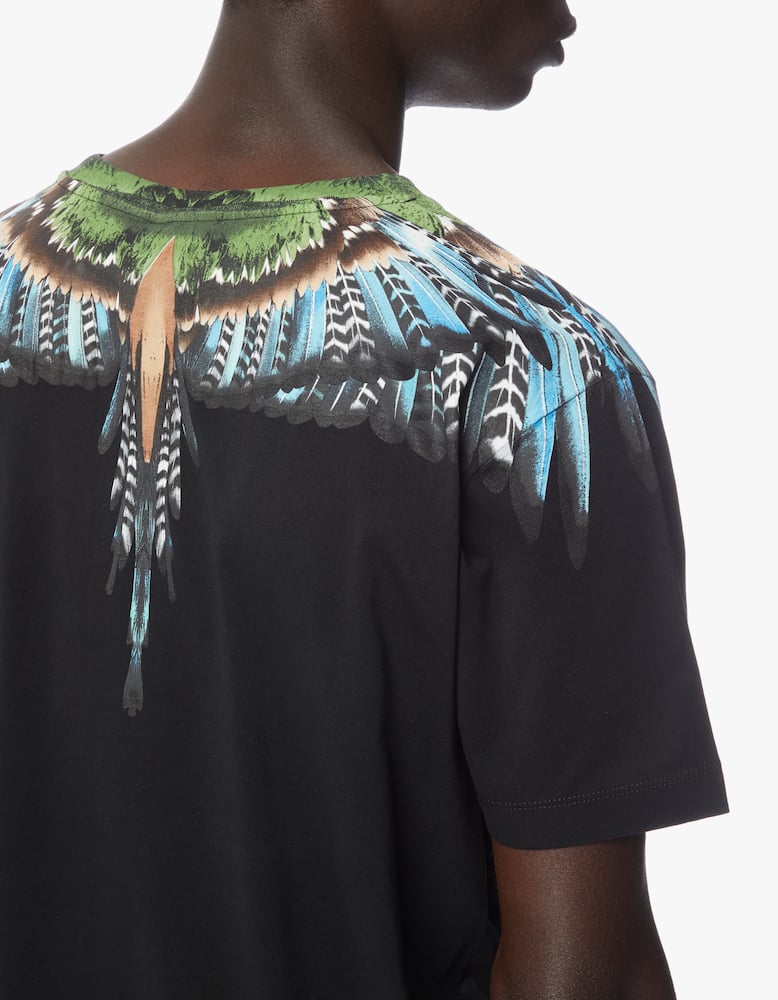 rinascente Marcelo Burlon Grizzly wings regular fit t-shirt