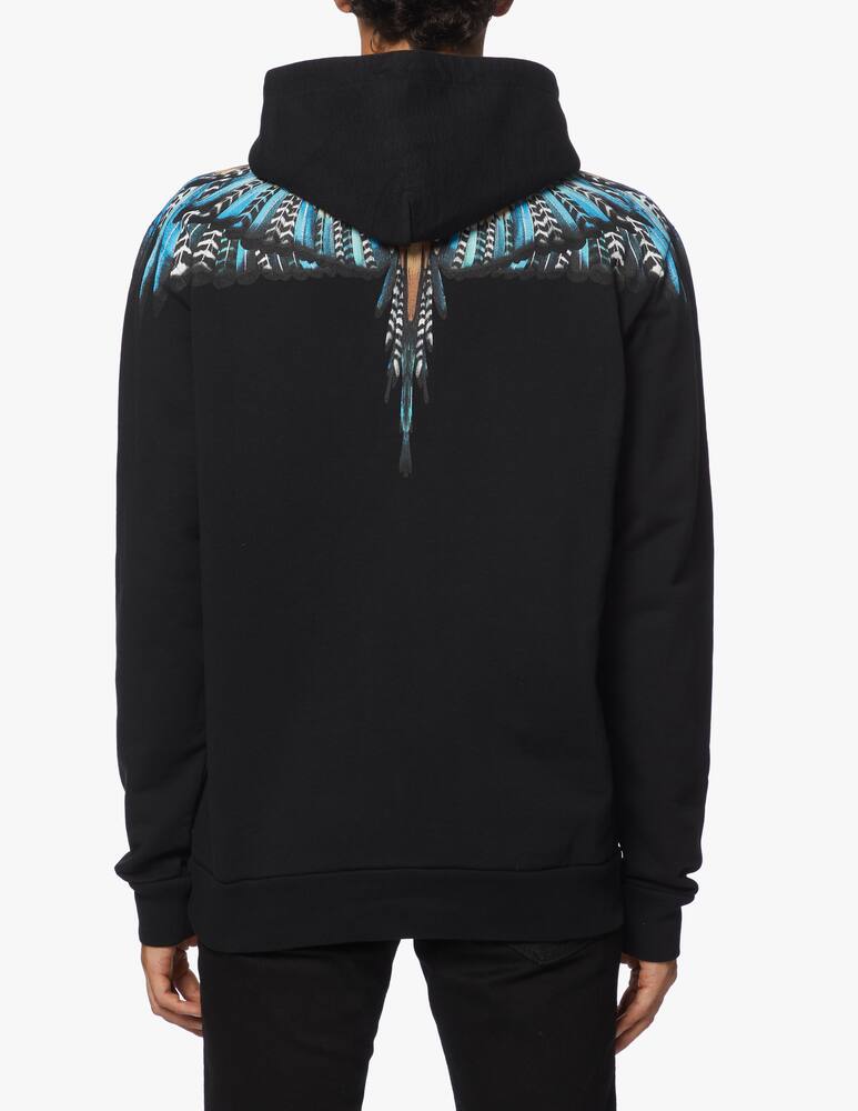 rinascente Marcelo Burlon Felpa con cappuccio regular fit grizzly wings