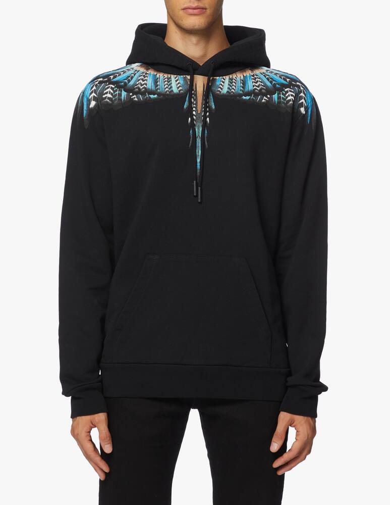 rinascente Marcelo Burlon Felpa con cappuccio regular fit grizzly wings