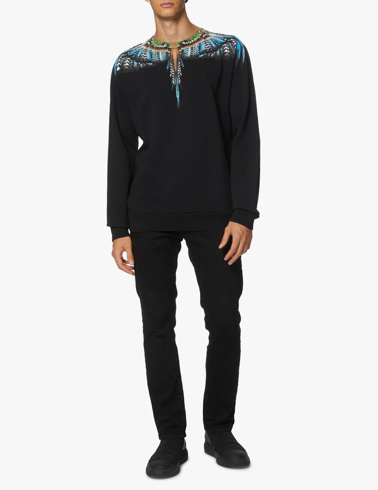 rinascente Marcelo Burlon Felpa girocollo regular fit grizzly wings