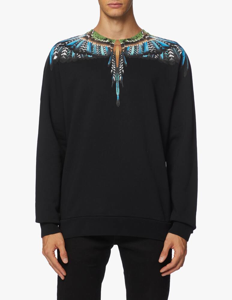 rinascente Marcelo Burlon Felpa girocollo regular fit grizzly wings