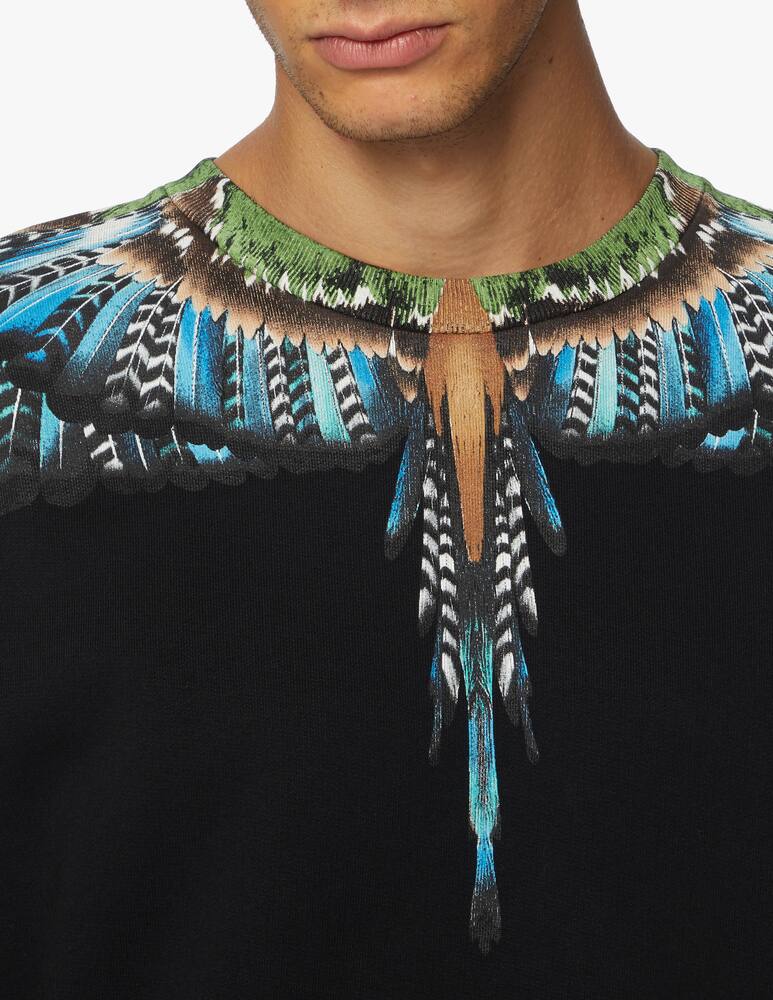 rinascente Marcelo Burlon Felpa girocollo regular fit grizzly wings
