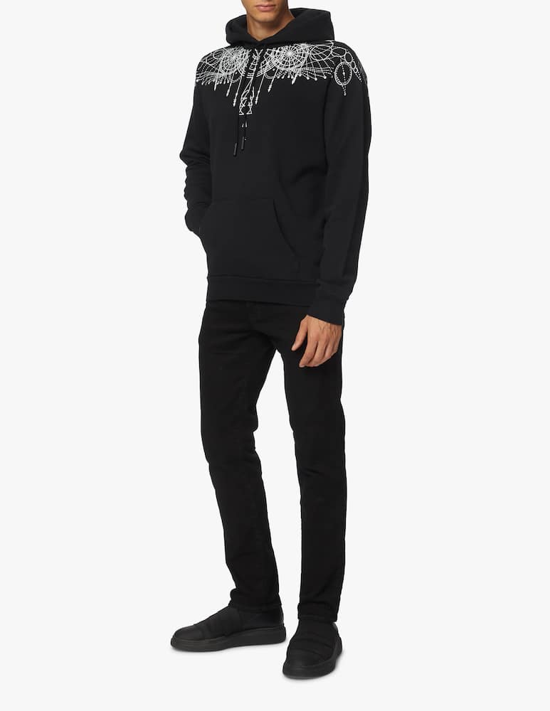 rinascente Marcelo Burlon Astral wings regular fit hoodie