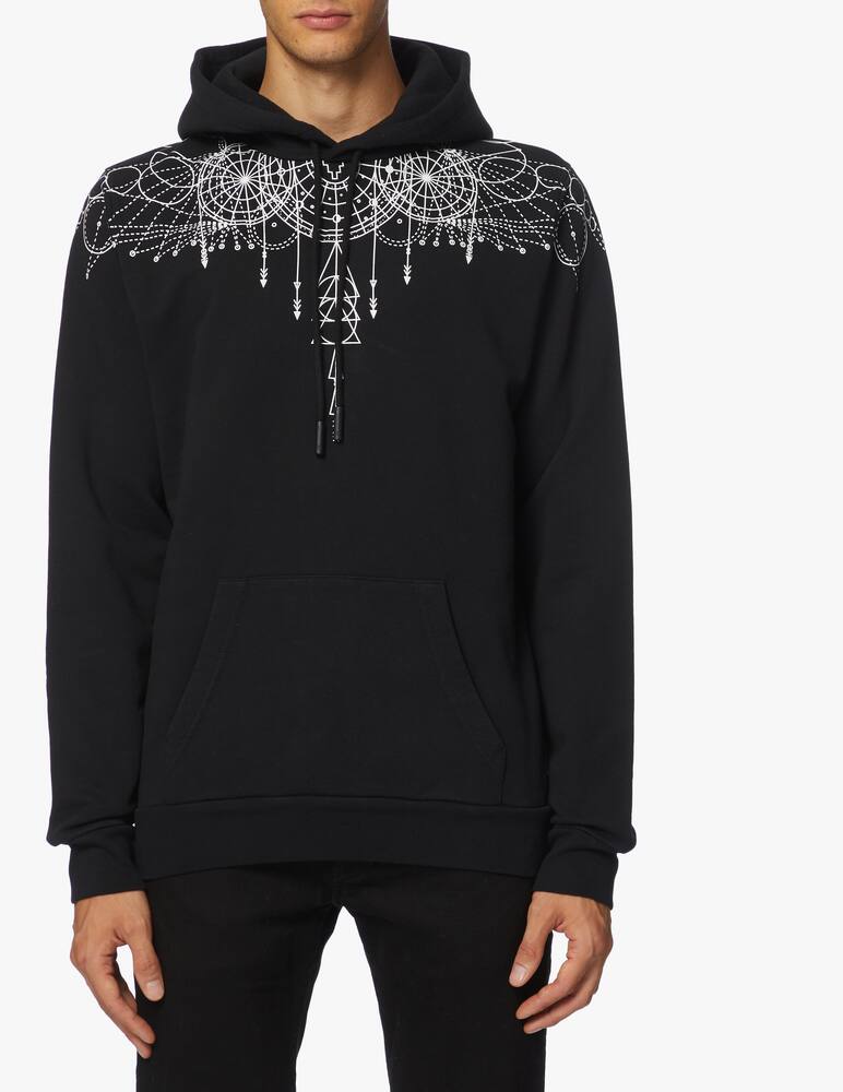 rinascente Marcelo Burlon Astral wings regular fit hoodie