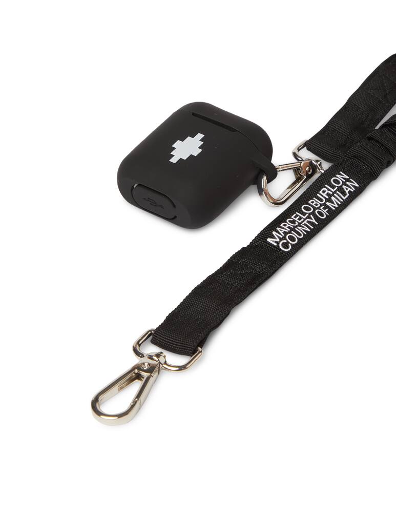 Marcelo Burlon Cross neckstrap airpods case - picture 2 Marcelo Burlon Cross neckstrap airpods case - picture 2