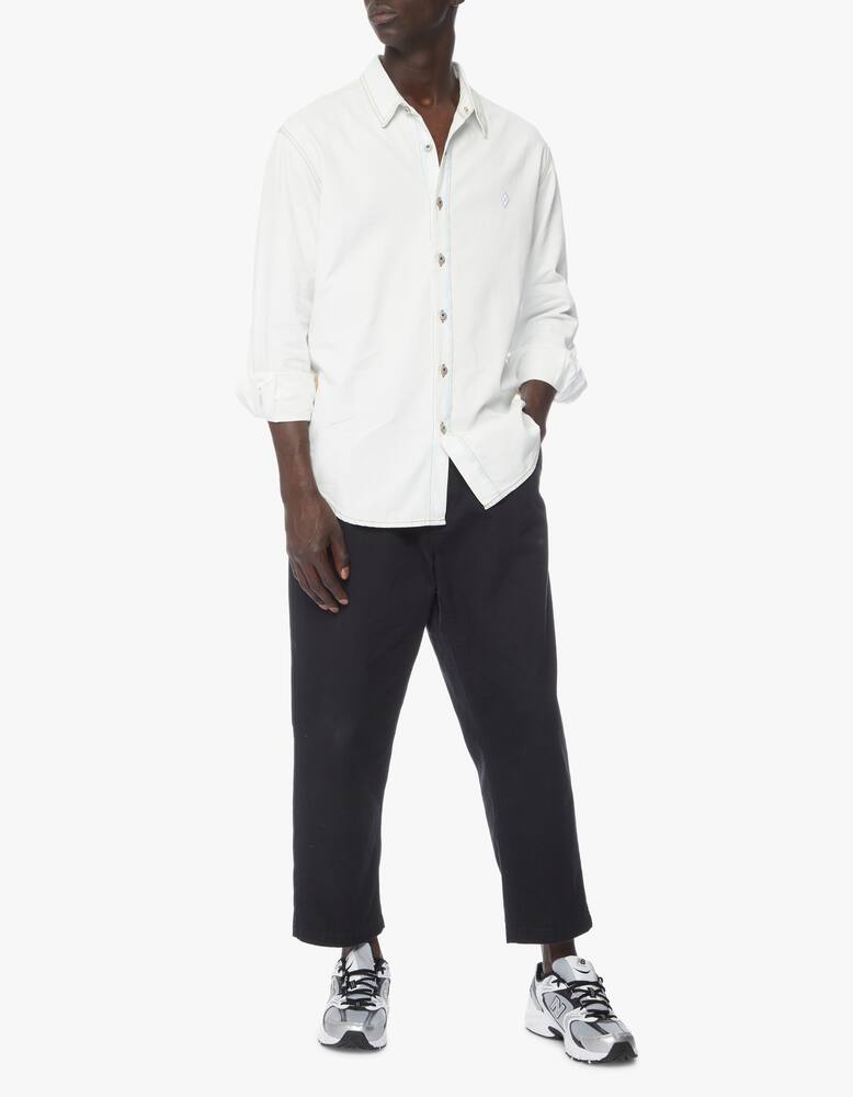 rinascente Marcelo Burlon Camicia in denim lavato wolf