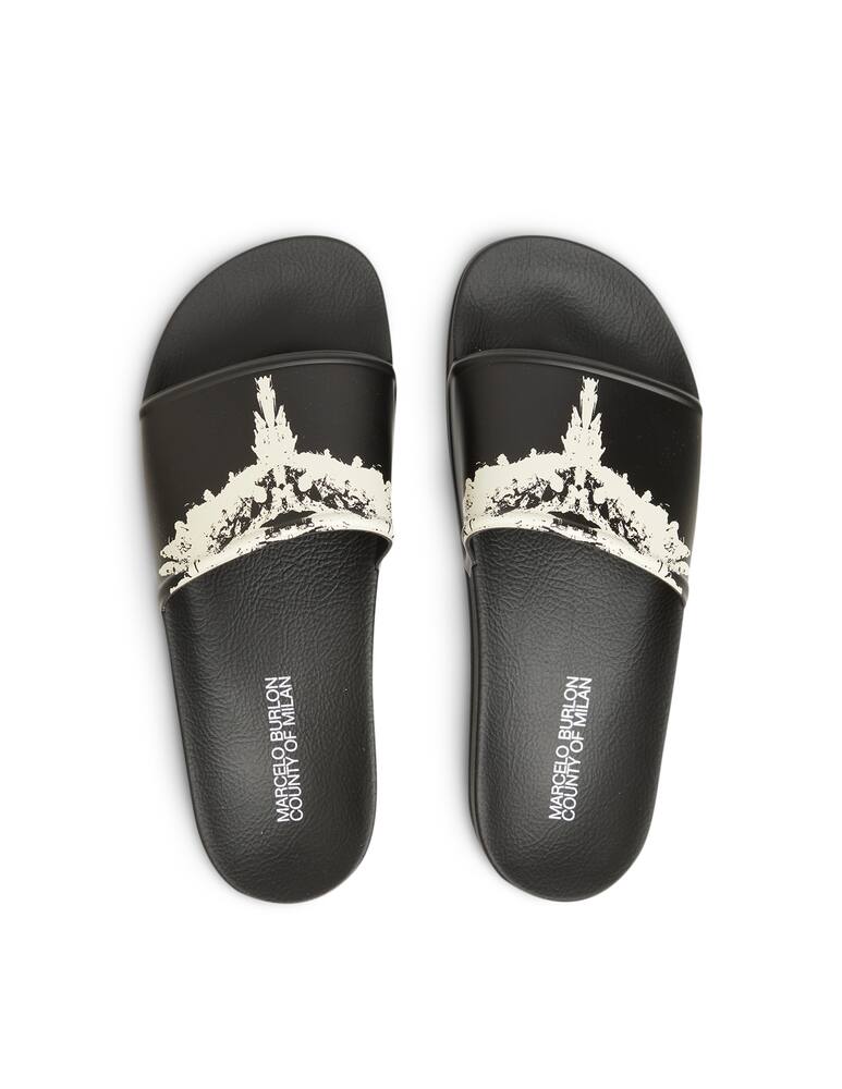 rinascente Marcelo Burlon Tempera wings sliders