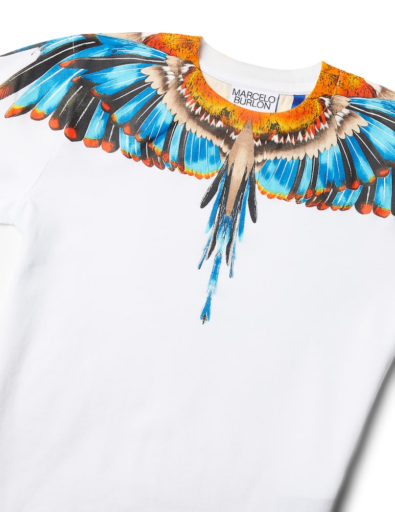 rinascente Marcelo Burlon Maglietta manica lunga grizzly wings