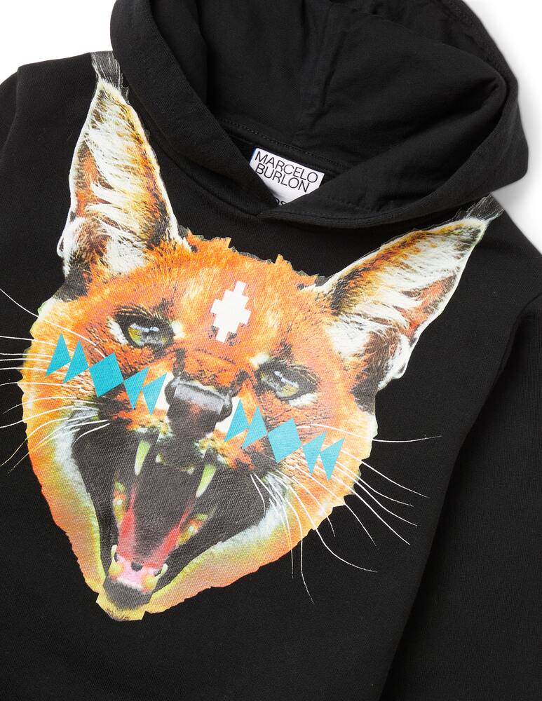 Marcelo Burlon Felpa con cappuccio cross caracal - immagine 2 Marcelo Burlon Felpa con cappuccio cross caracal - immagine 2