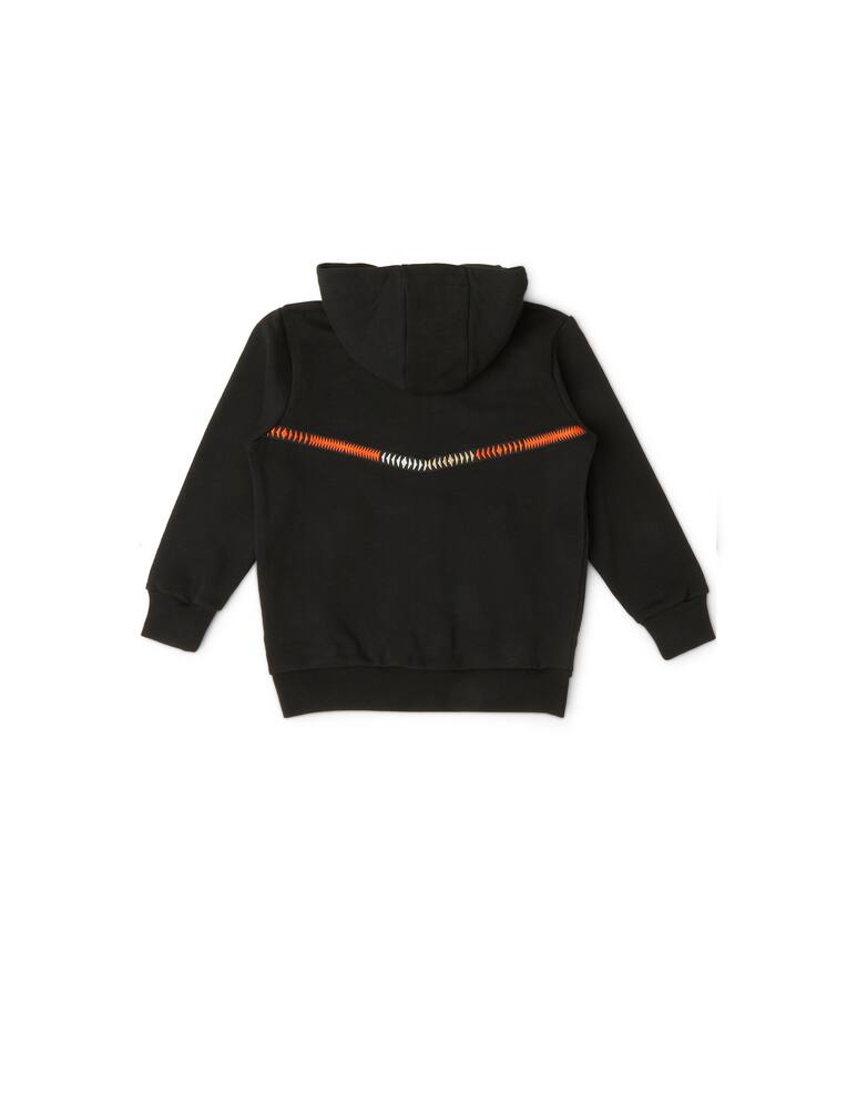 rinascente Marcelo Burlon Cross tape hoodie zip 