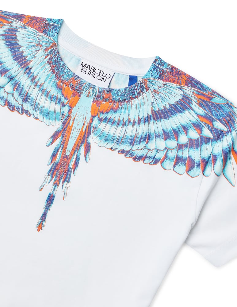 rinascente Marcelo Burlon Maglietta manica corta birds wings 