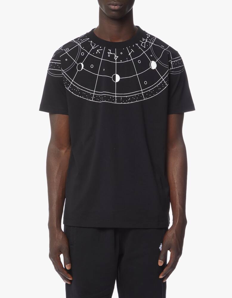 Marcelo Burlon Maglietta girocollo regular fit semi astral - immagine 1 Marcelo Burlon Maglietta girocollo regular fit semi astral - immagine 1