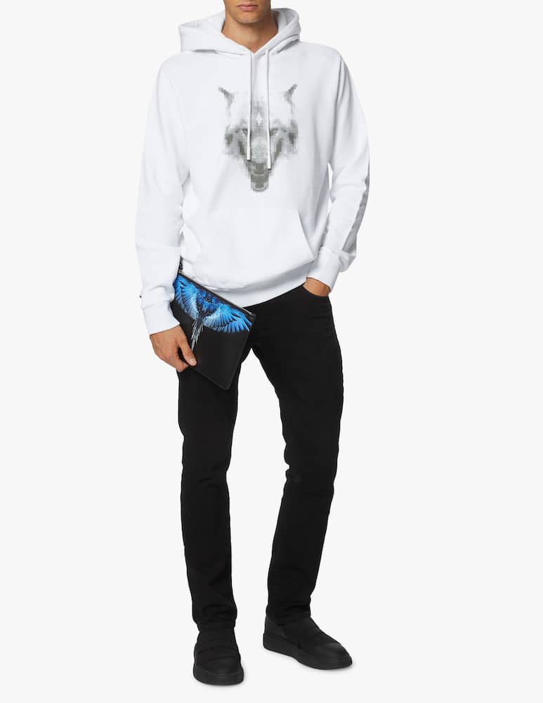 rinascente Marcelo Burlon Pochette in pelle wings