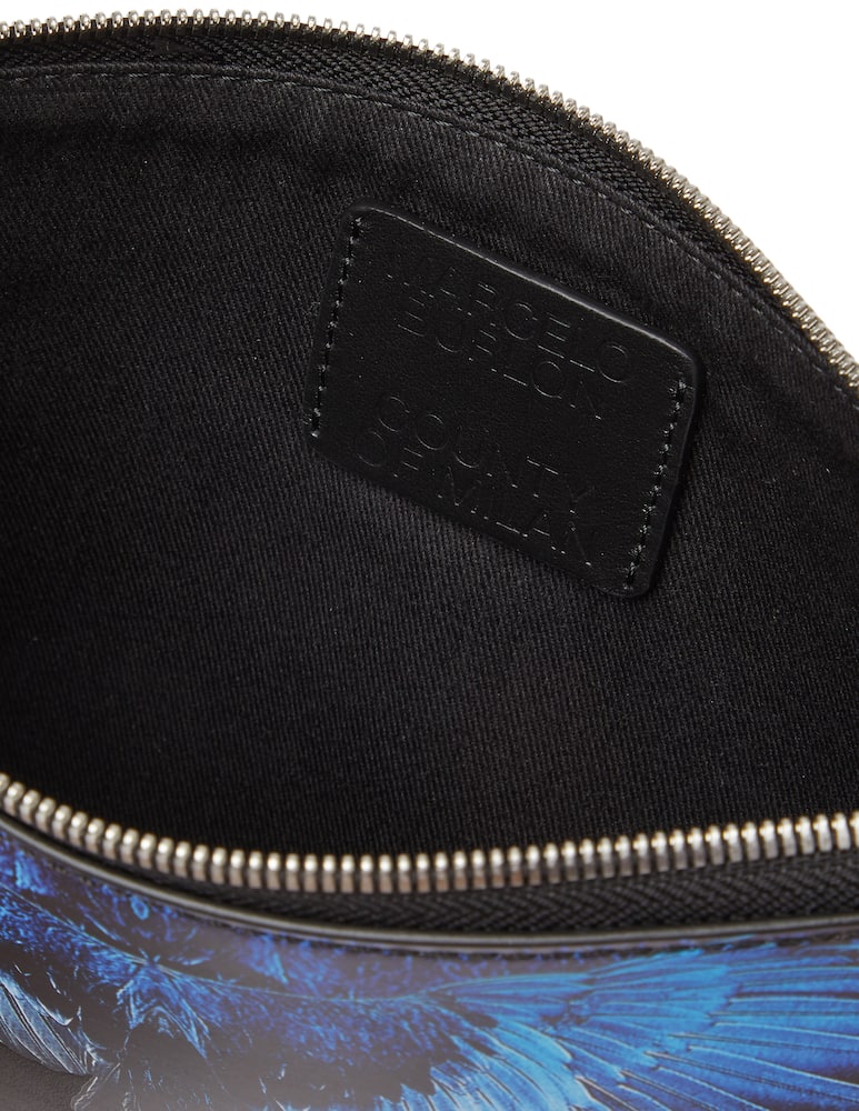 rinascente Marcelo Burlon Pochette in pelle wings