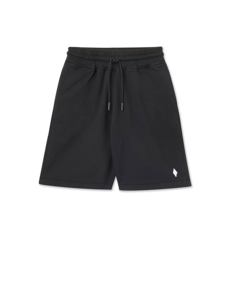 rinascente Marcelo Burlon Pantaloncini in felpa cross - nero