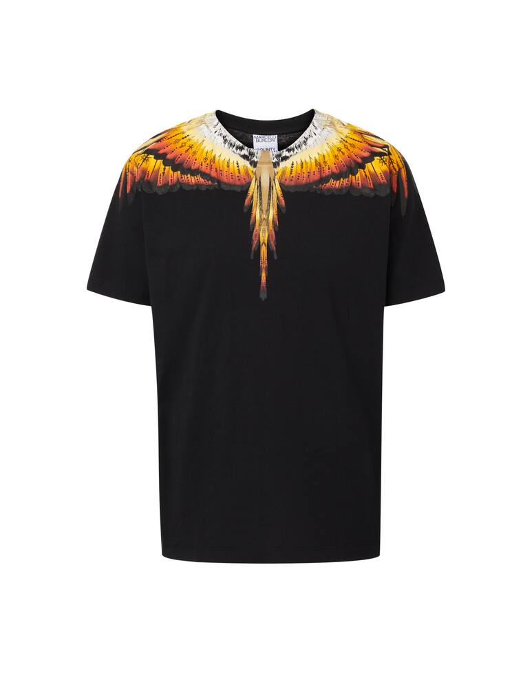 rinascente Marcelo Burlon Solfolk wings regular t-shirt - black