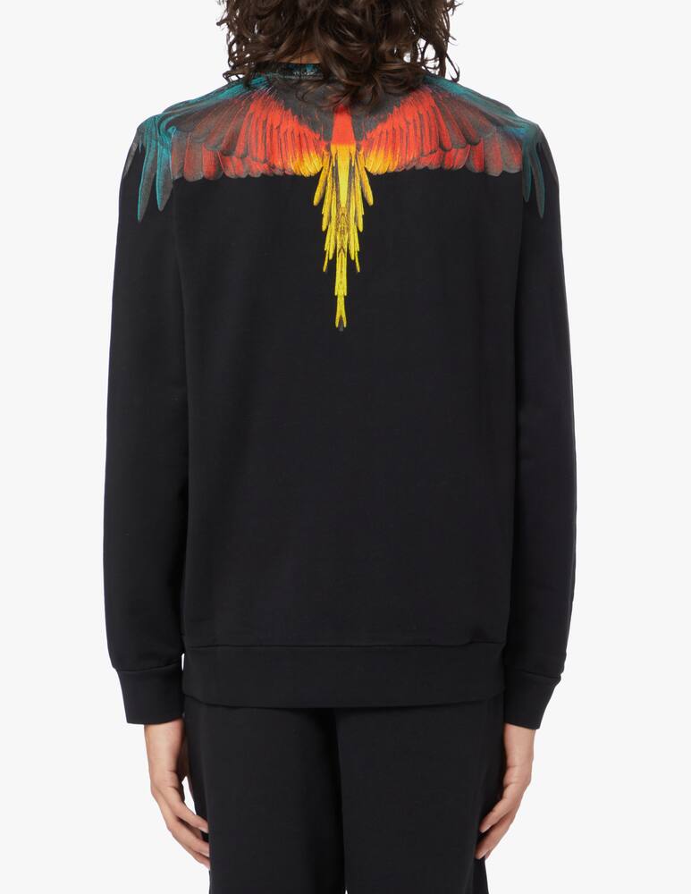 rinascente Marcelo Burlon Icon wings roundneck sweatshirt - black