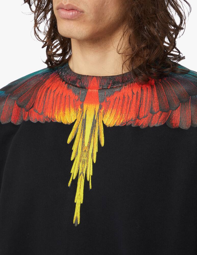 rinascente Marcelo Burlon Icon wings roundneck sweatshirt - black