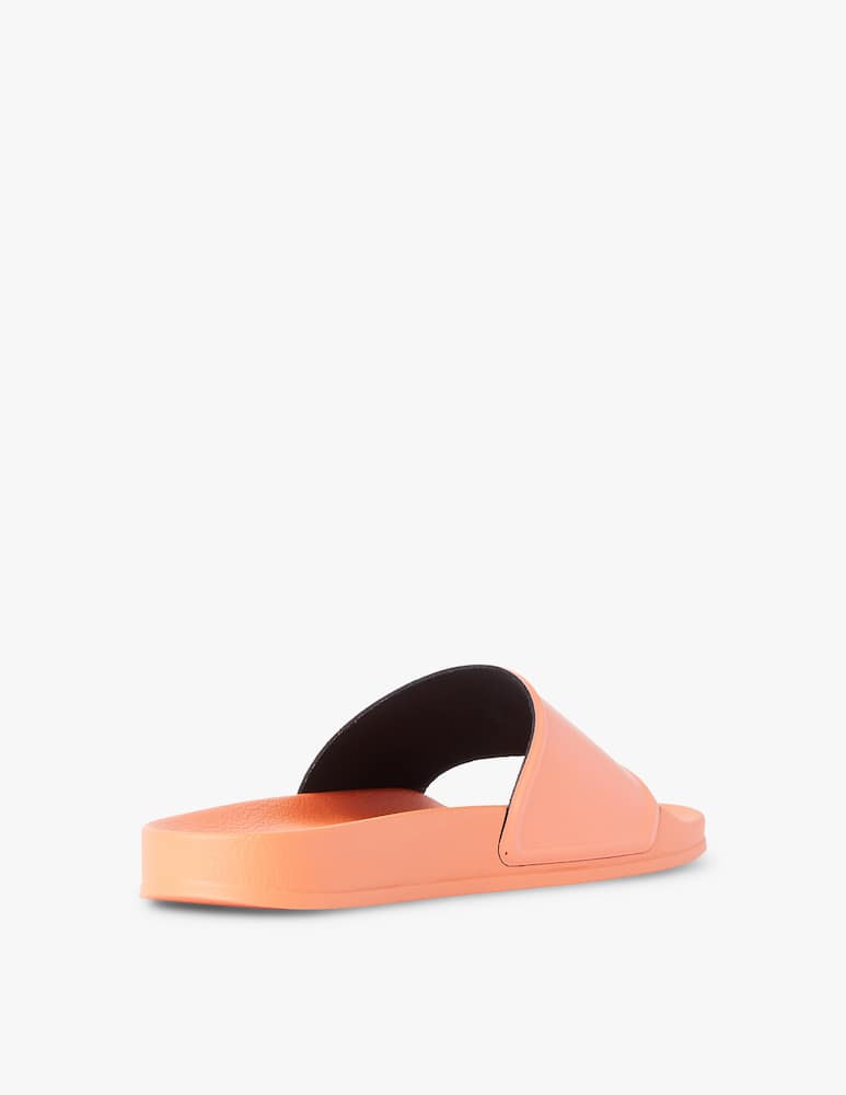 rinascente Marcelo Burlon Pool slide cross orange - multi