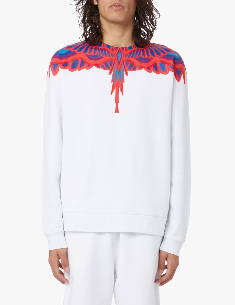 rinascente Marcelo Burlon Icon wings roundneck sweatshirt 