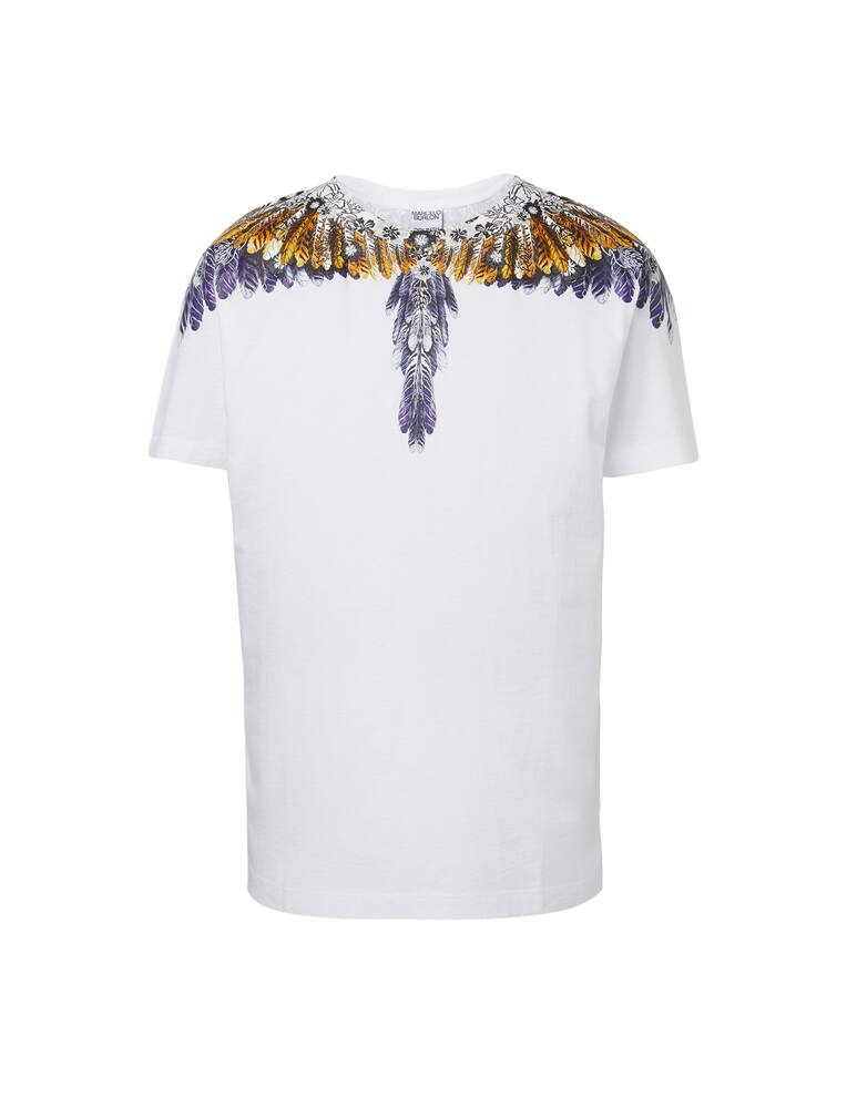 rinascente Marcelo Burlon Hawaiana wings regular t-shirt - white