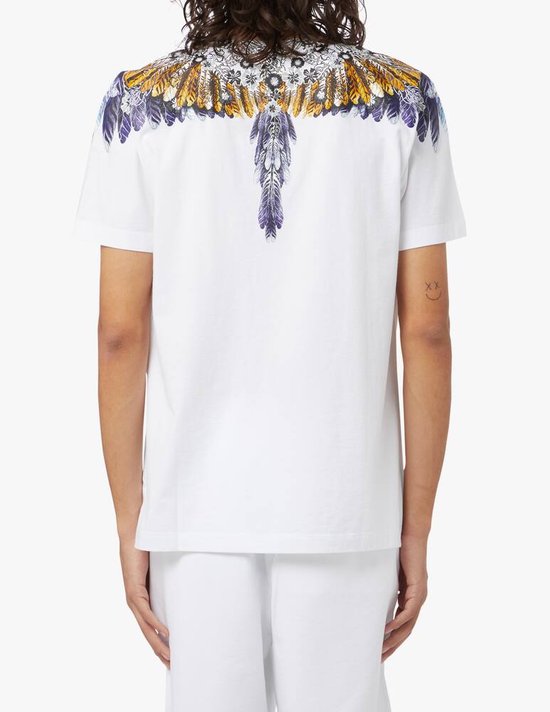 rinascente Marcelo Burlon Hawaiana wings regular t-shirt - white