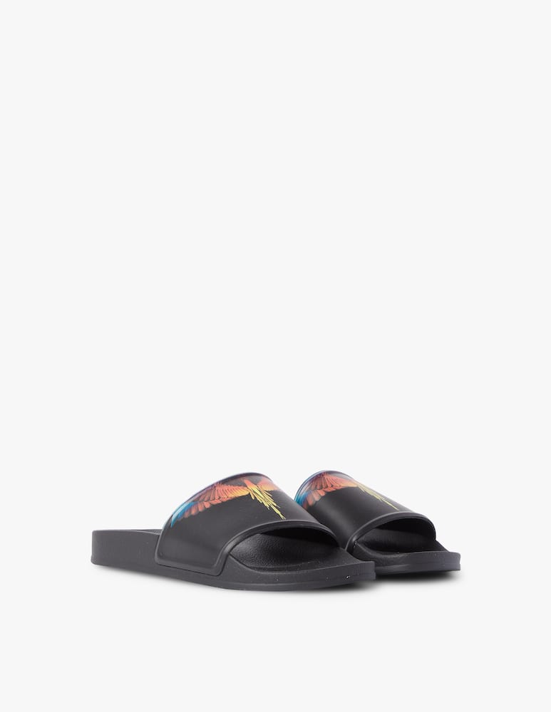 rinascente Marcelo Burlon Ciabatte da piscina icon con ali - multicolor