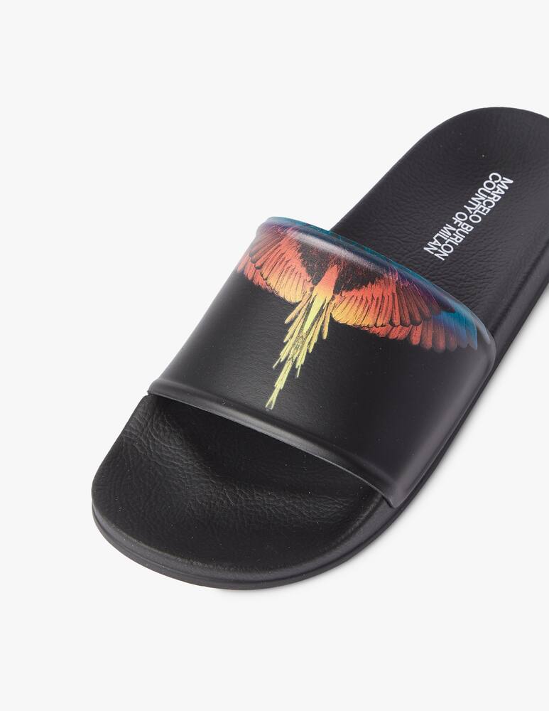 rinascente Marcelo Burlon Ciabatte da piscina icon con ali - multicolor