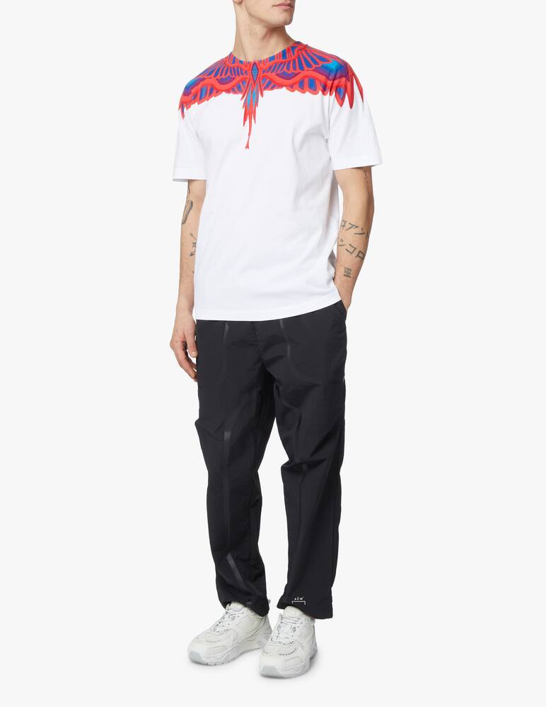 rinascente Marcelo Burlon Maglietta regular curves wings - bianco