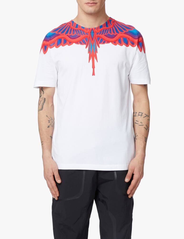 Marcelo Burlon Maglietta regular curves wings - bianco - immagine 1 Marcelo Burlon Maglietta regular curves wings - bianco - immagine 1