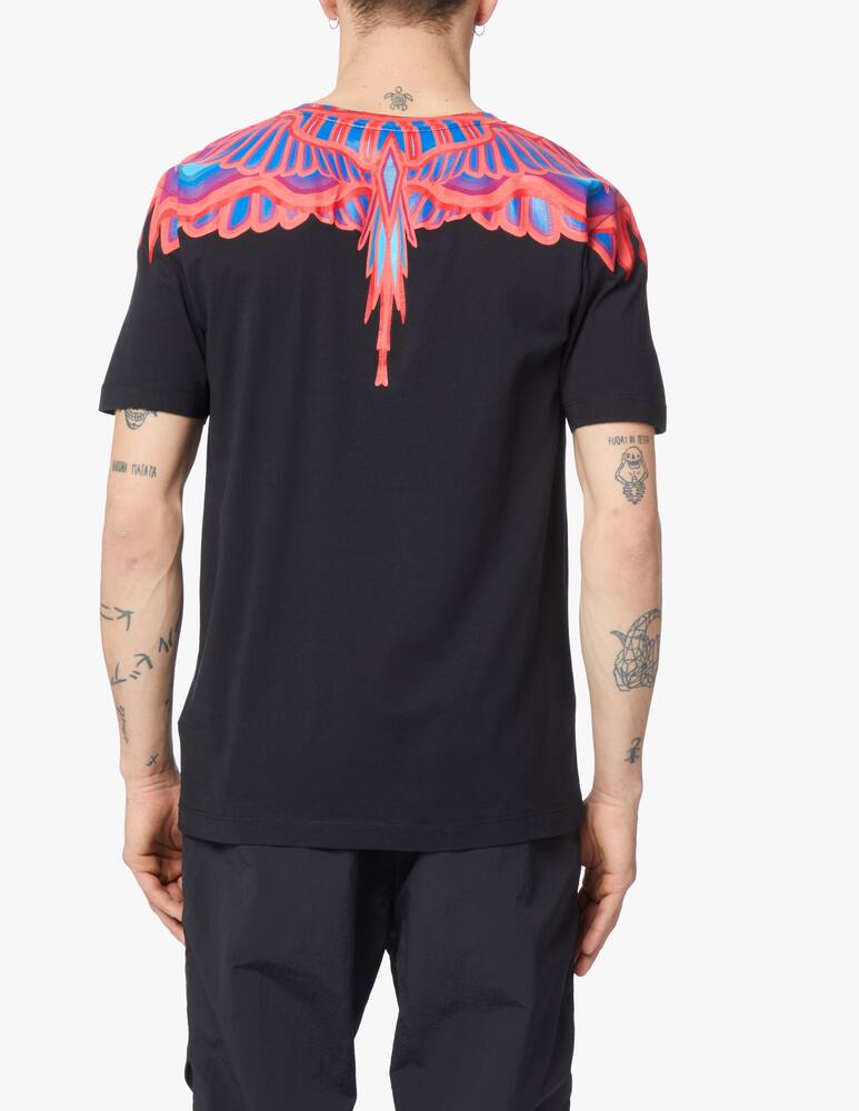 rinascente Marcelo Burlon Maglietta regular curves wings - nero